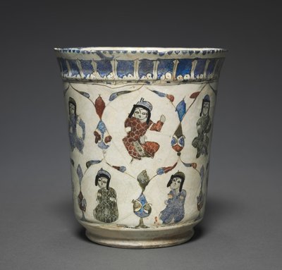 Copo de Minai com príncipes assentados, 1180-1220. de Unbekannt