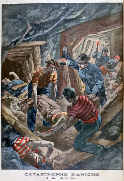 Mina de colapso, Aniche, França, 1900 de Unbekannt