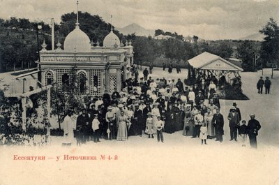 Nascente de água mineral nº 4, Yessentuki, Rússia, 1900. de Unbekannt