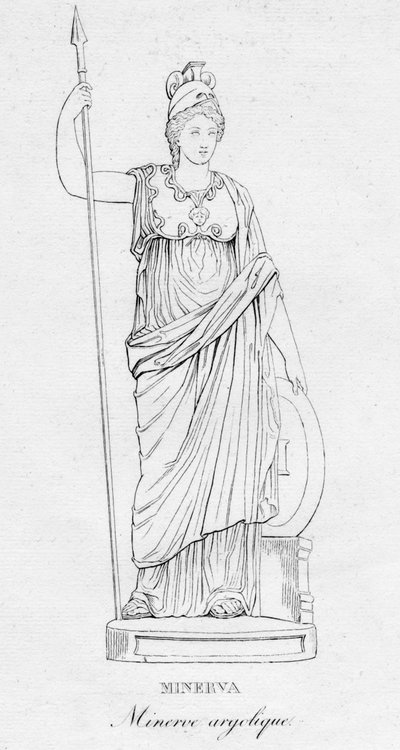 Minerva Minerve Argolic, c1850 de Unbekannt