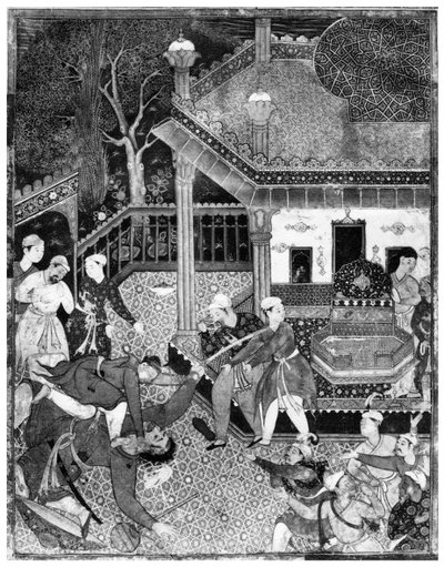 Miniatura do Dastan e-Amir Hamza, c1500 1958 de Unbekannt