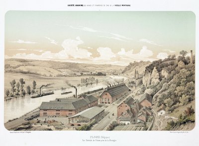 Mineração, Metal Ores Zinc works, Flone, Bélgica de Unbekannt