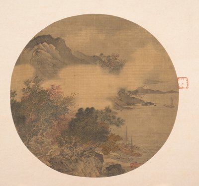 Paisagem enevoada, século XV-XVI. de Unbekannt