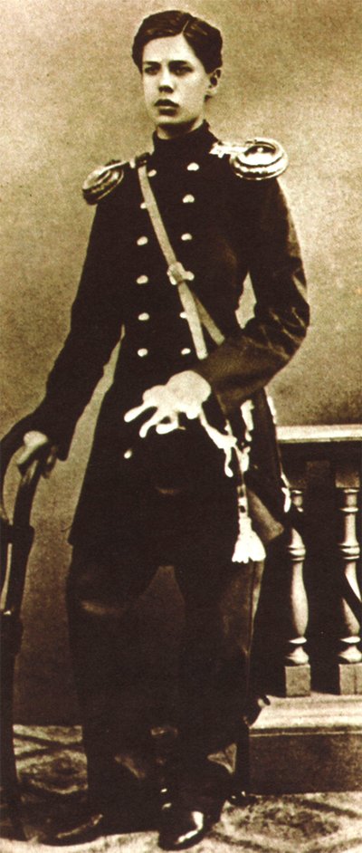 Modest Mussorgsky, compositor russo, quando jovem, no final da década de 1850 de Unbekannt