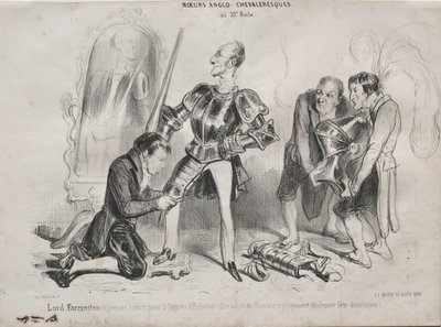 Maneiras anglo-cavalheirescas, 1839. de Unbekannt