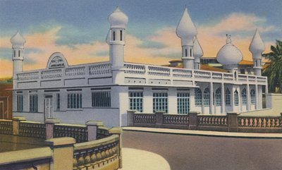 Mesquita Mohammedan, Porto de Espanha, Trinidad, BWI, c1940s. de Unbekannt