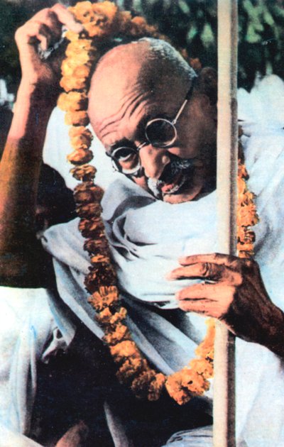 Mohondas Karamchand Gandhi 1869-1948, líder nacionalista indiano de Unbekannt