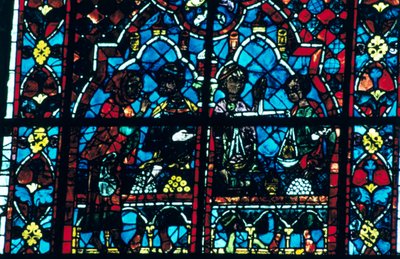 Cambistas, vitrais, Catedral de Chartres, Chartres, França de Unbekannt