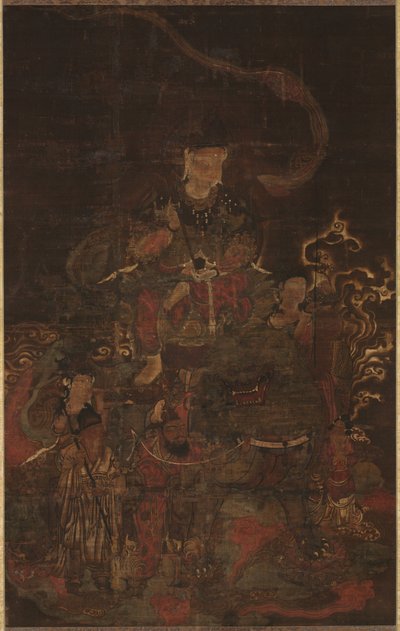 Monju e Atendentes, 1200s. de Unbekannt