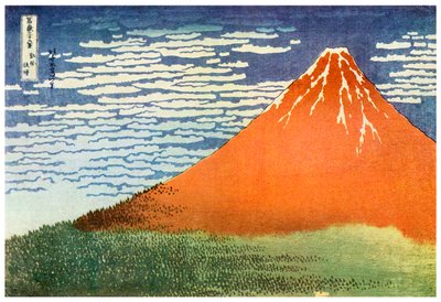 Mont Fuji, Japão, c1823 1956 de Unbekannt