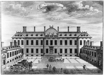 Montagu House, Bloomsbury, século XVIII, 1908 de Unbekannt