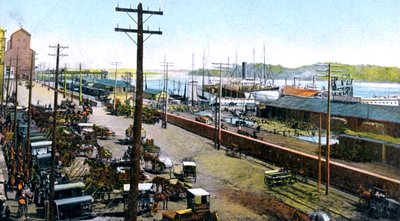 Porto de Montreal, Montreal, Canadá, c1900s de Unbekannt
