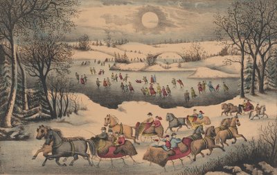 Luz da Lua no Central Park, ca. 1871-75. de Unbekannt