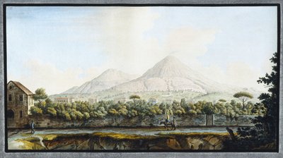 Monte Vesúvio, Reino de Nápoles, c 1767 de Unbekannt