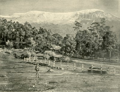 Monte Wellington, da Huon Road, 1901. de Unbekannt