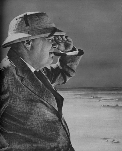 Churchill espia o inimigo, 1943. de Unbekannt