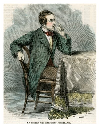 Sr. Morphy, o célebre jogador de xadrez do século XIX de Unbekannt