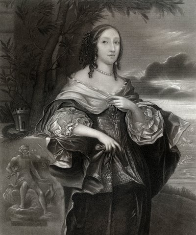 Mrs Claypole Elizabeth Cromwell, segunda filha de Oliver Cromwell, século XVII, 1899 de Unbekannt