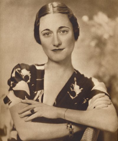 Sra. Simpson: Um retrato de estúdio, 1937 de Unbekannt