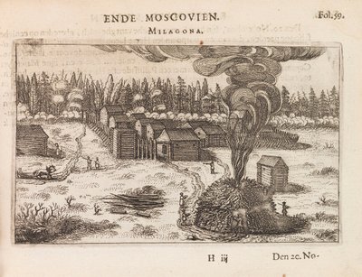 Moscóvia, Milagona. Ilustração para Journael vande legatie..., de Antonis Goeteeris, c1616-1617. de Unbekannt