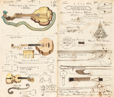 Manuscrito de música de Miners Music, ca 1760. de Unbekannt