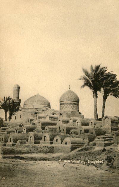 Cemitério Muçulmano, Bagdá, c1918-c1939. de Unbekannt