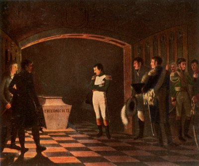 Napoleão I no túmulo de Frederico, o Grande, 27 de outubro de 1806, 1936. de Unbekannt