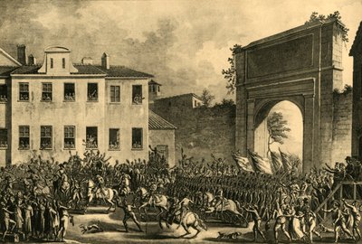 Napoleão entra em Milão, 14 de maio de 1796, 1921. de Unbekannt