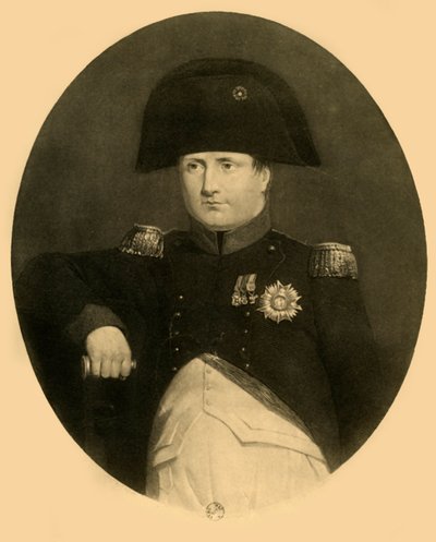 Napoleão a bordo do Bellerophon, julho de 1815, 1921. de Unbekannt
