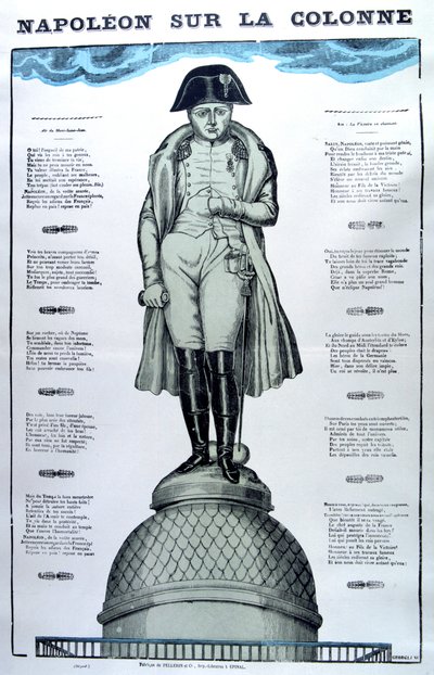 Napoleão na coluna, século XIX de Unbekannt