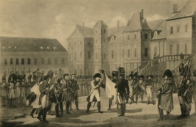Napoleão Partida de Fontainebleau, 20 de abril de 1814, 1921. de Unbekannt