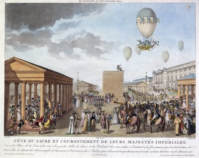 Comemorações da coroação de Napoleão, 3 de Dezembro de 1804 de Unbekannt