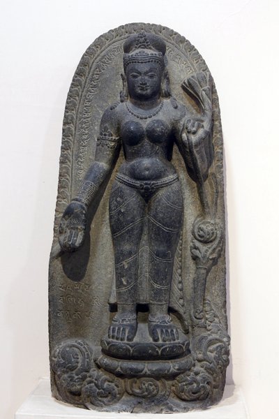 Museu Nacional da Índia, Nova Deli. Tara. Pala, século VIII d.C., Bihar. Pedra. Índia. de Unbekannt