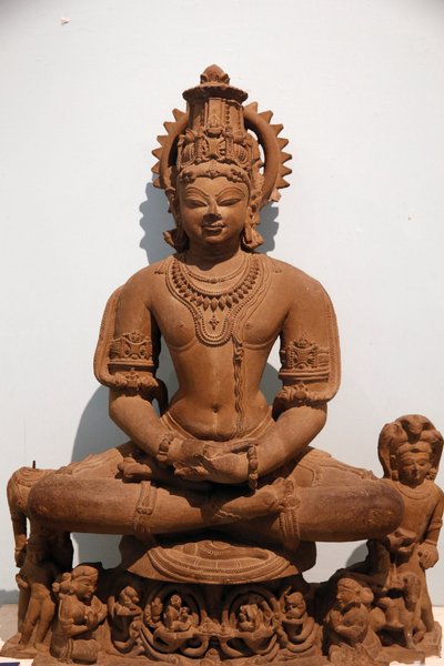 Museu Nacional da Índia, Nova Deli. Yoganarayana. Chandela de Unbekannt