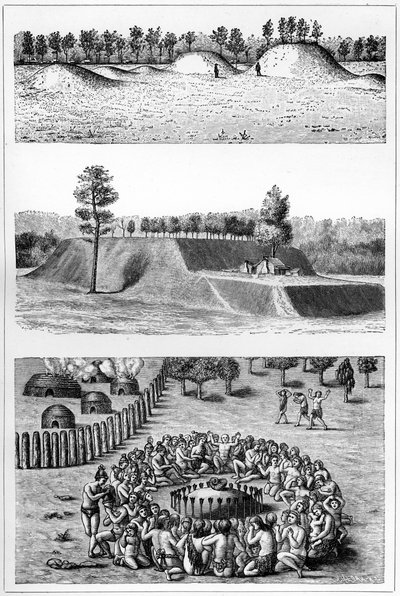 Sítios arqueológicos dos nativos americanos, EUA, 1901 de Unbekannt