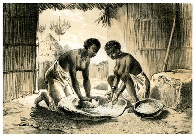 Nativos que fazem Pombe, 1883 de Unbekannt