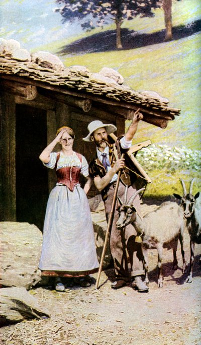 Nativos do cantão de Berna, Suíça, c1924 de Unbekannt