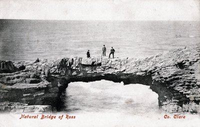Ponte Natural de Ross, Condado de Clare, Irlanda, 1906 de Unbekannt