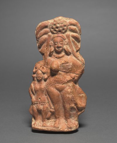 Divindade da Natureza Yakshi com Hermafrodita Anã, c. 100 aC. de Unbekannt