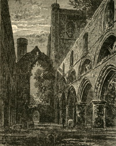 Nave da Catedral de Dunkeld, 1898. de Unbekannt