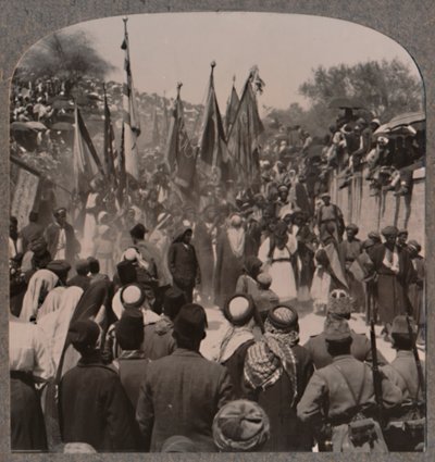 Procissão de Nebi Musa, c1900 de Unbekannt