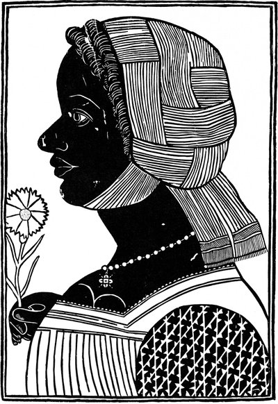 Mulher negra, final do século XV de Unbekannt