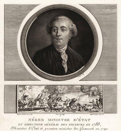Neker ou Jacques Necker, ministro de Estado e diretor geral de finanças de Unbekannt