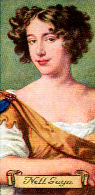 Nell Gwyn, tirado de uma série de cartões de cigarro, 1935 de Unbekannt
