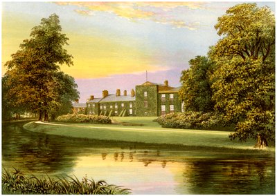 Netherhall, Cumbria, casa da família Pocklington-Senhouse, c1880 de Unbekannt