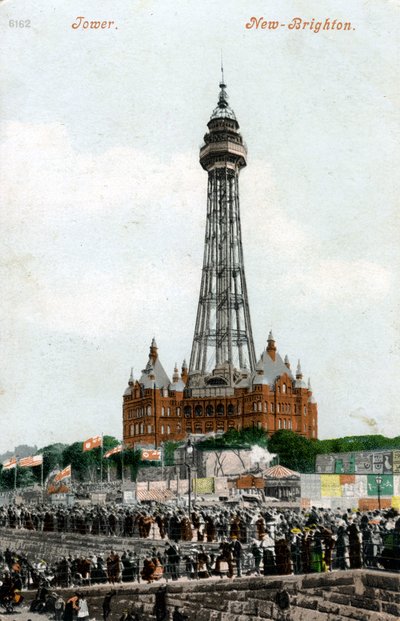 New Brighton Tower, Wallasey, Cheshire, c1898-c1921 de Unbekannt