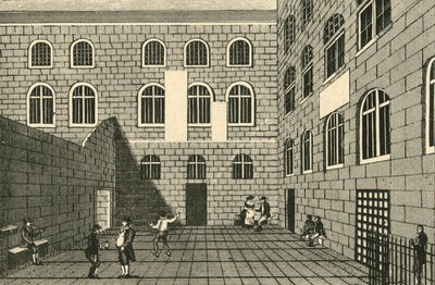 Newgate, Inner Court, século XVIII, 1925. de Unbekannt