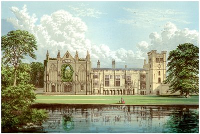 Newstead Abbey, Nottinghamshire, casa da família Webb, c1880 de Unbekannt