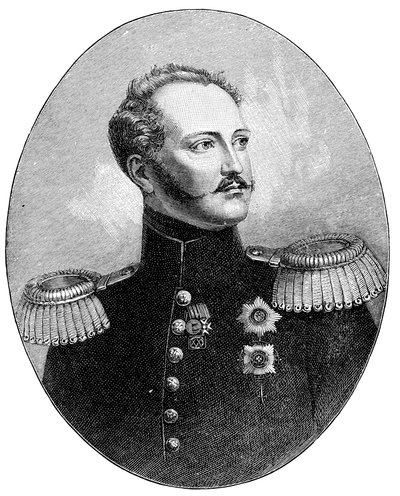 Nicolau I 1796-1855, czar da Rússia em uniforme militar de Unbekannt