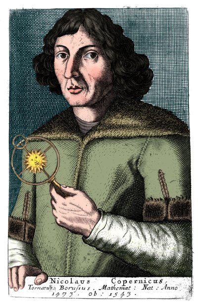 Nicolas Copernicus, astrônomo e matemático polonês de Unbekannt